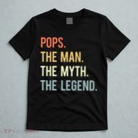 Pops The Man The Myth The Legend Retro Vintage T-Shirt thumb 5