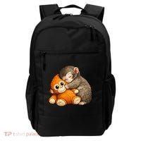 Punch The Monkey Cuddling Stuffed Animal Backpack thumb 0