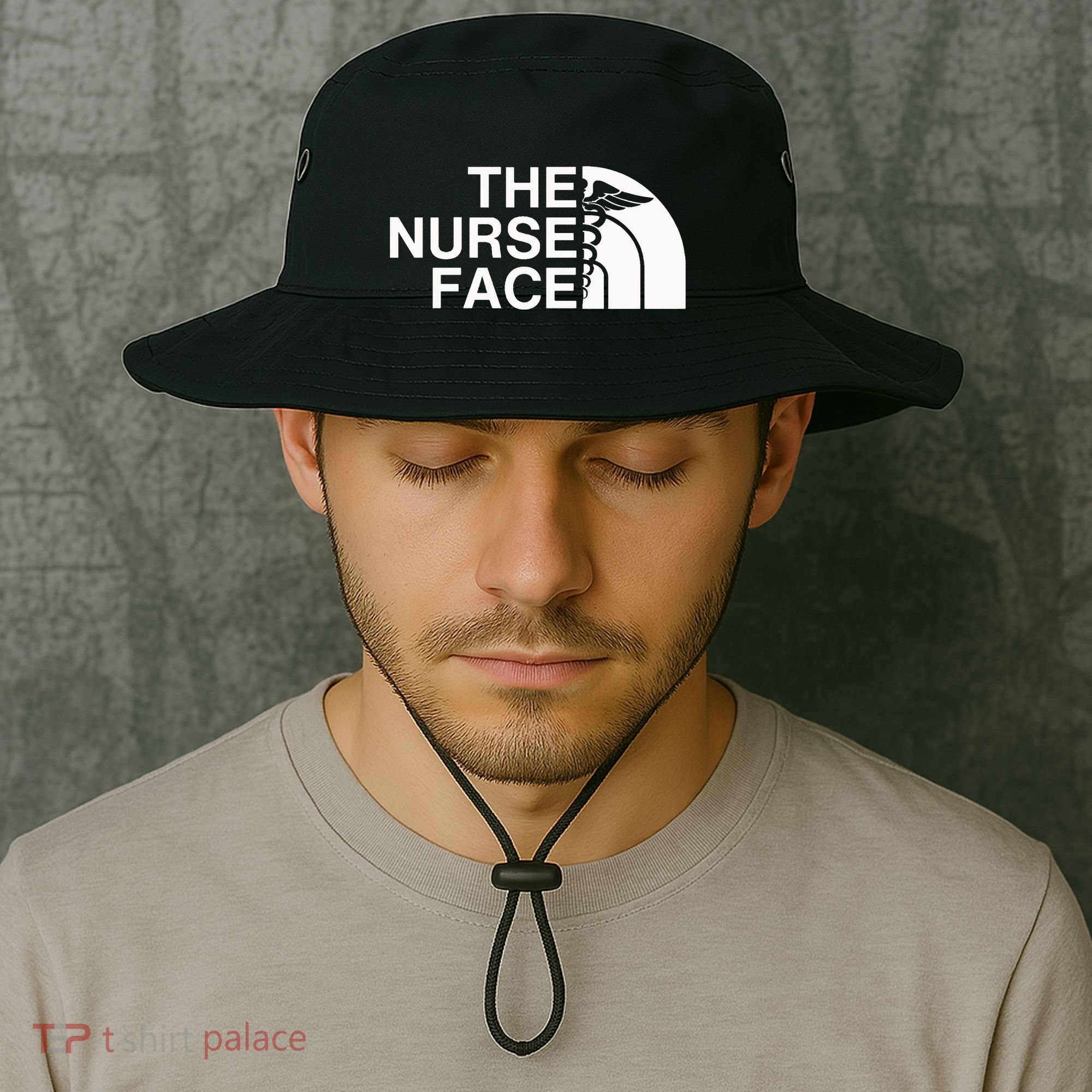Pocket The Nurse Face Sweatshirt Nurse Appreciation Bucket Hat