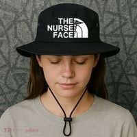 Pocket The Nurse Face Sweatshirt Nurse Appreciation Bucket Hat thumb 3