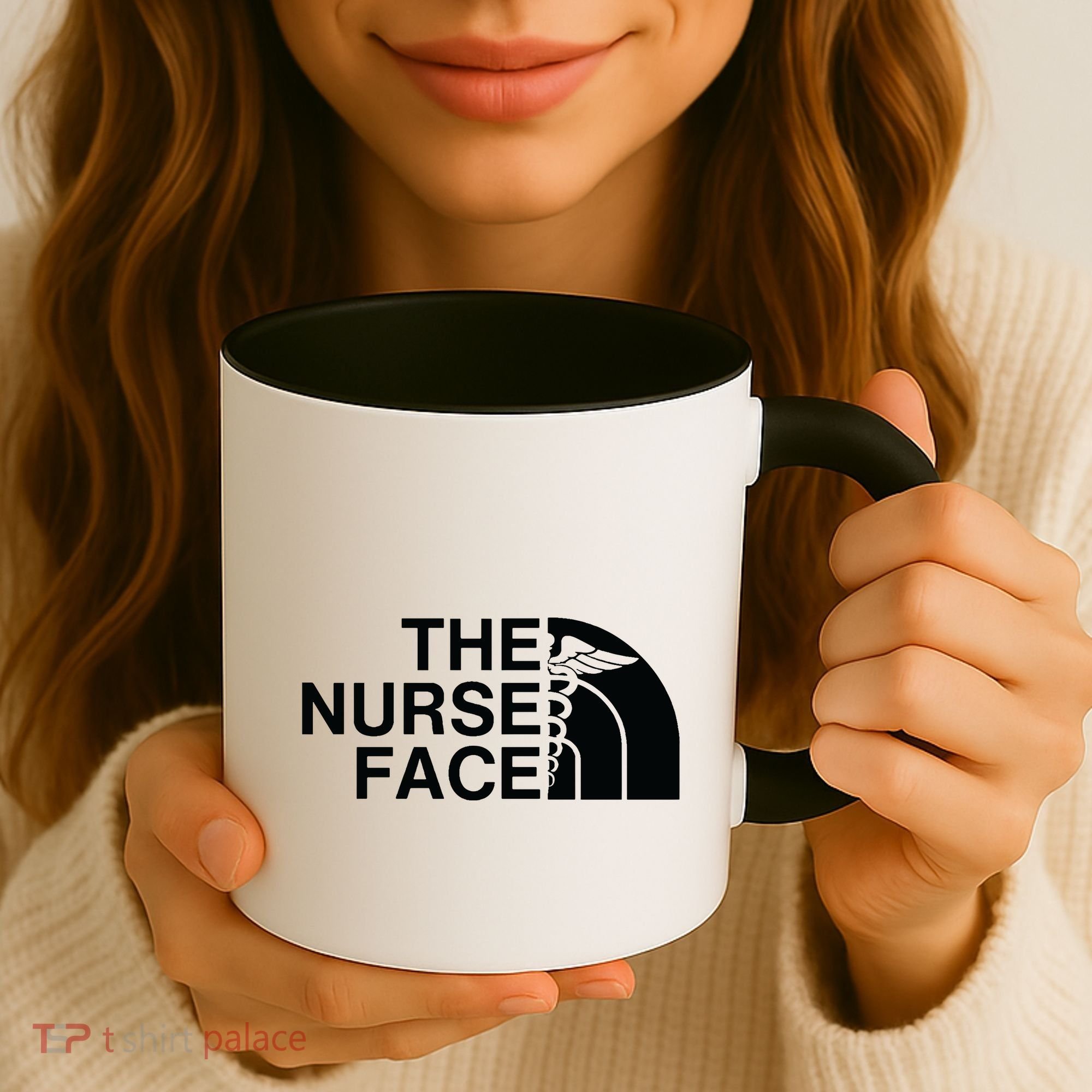 Pocket The Nurse Face Sweatshirt Nurse Appreciation Coffee Mug