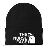 Pocket The Nurse Face Sweatshirt Nurse Appreciation Beanie thumb 0