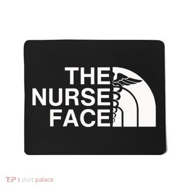 Pocket The Nurse Face Sweatshirt Nurse Appreciation Mousepad