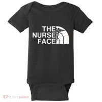 Pocket The Nurse Face Sweatshirt Nurse Appreciation Baby Bodysuit thumb 0