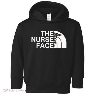 Pocket The Nurse Face Sweatshirt Nurse Appreciation Toddler Hoodie