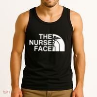 Pocket The Nurse Face Sweatshirt Nurse Appreciation Tank Top thumb 3