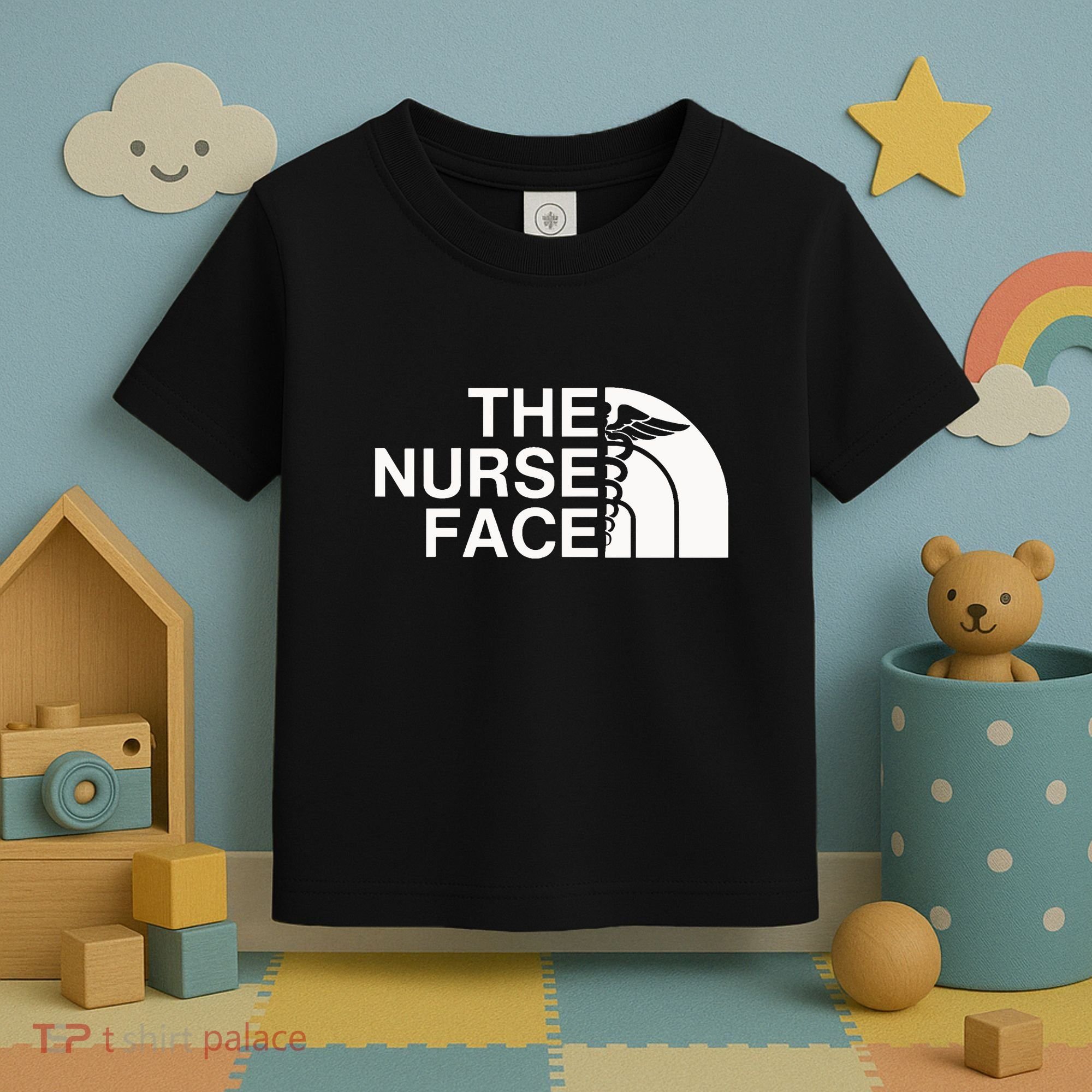 Pocket The Nurse Face Sweatshirt Nurse Appreciation Toddler T-Shirt