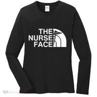 Pocket The Nurse Face Sweatshirt Nurse Appreciation Women's Long Sleeve Shirt thumb 0
