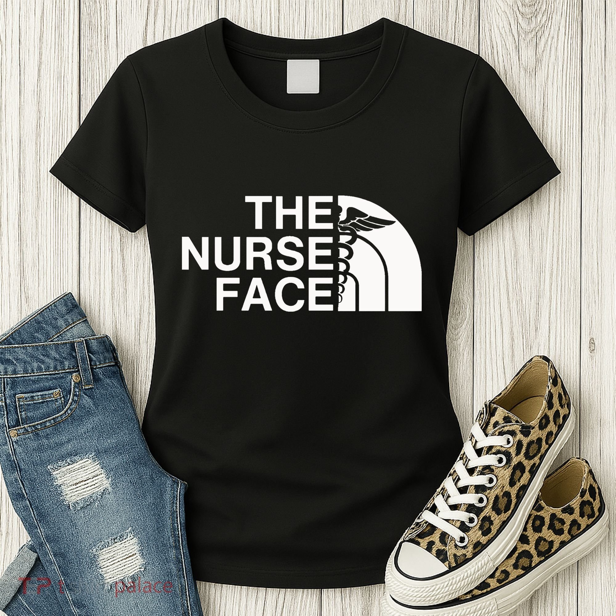 Pocket The Nurse Face Sweatshirt Nurse Appreciation Women's T-Shirt