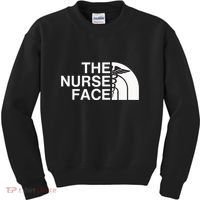 Pocket The Nurse Face Sweatshirt Nurse Appreciation Kids Sweatshirt thumb 0