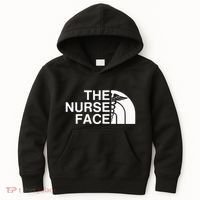 Pocket The Nurse Face Sweatshirt Nurse Appreciation Kids Hoodie thumb 0