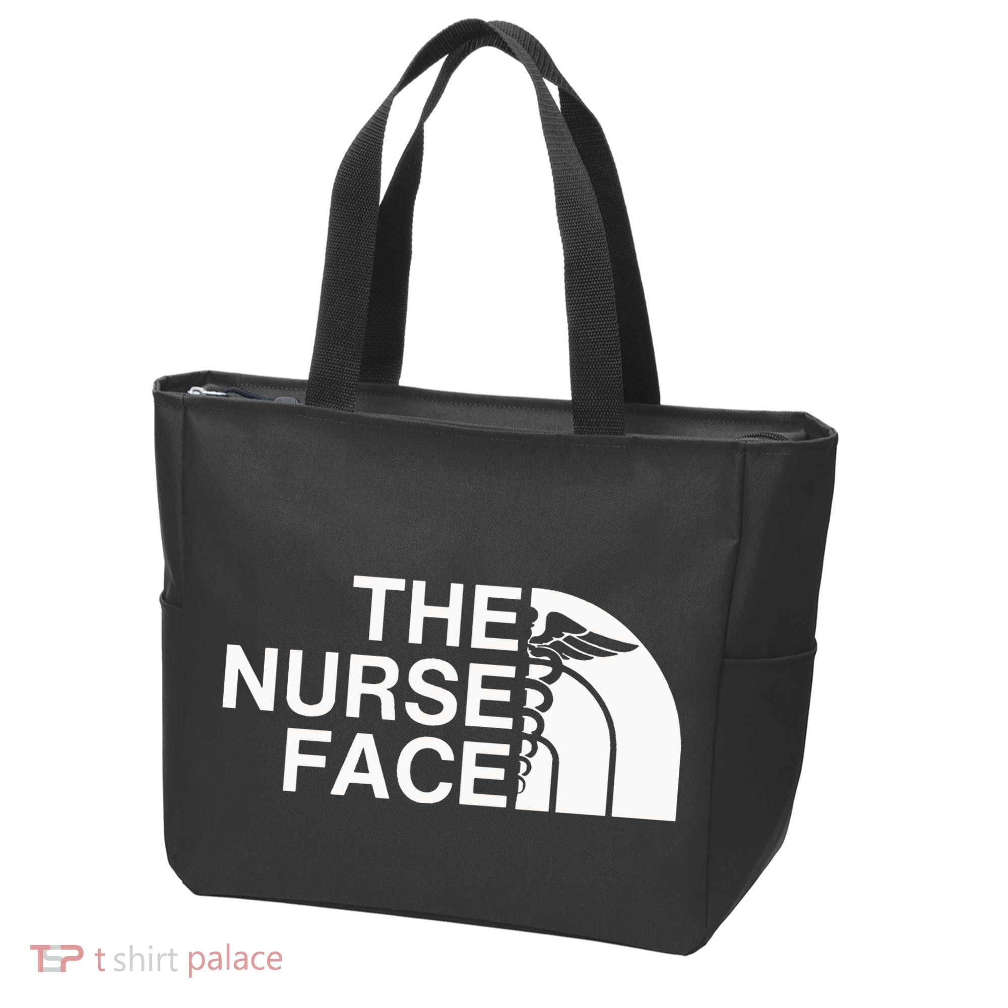 Pocket The Nurse Face Sweatshirt Nurse Appreciation Tote Bag