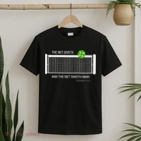 Pickleball The Net Giveth Funny Pickleball Pickleball Lovers T-Shirt thumb 2
