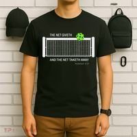 Pickleball The Net Giveth Funny Pickleball Pickleball Lovers T-Shirt thumb 6