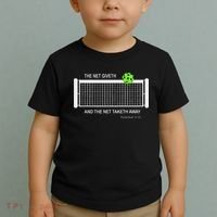 Pickleball The Net Giveth Funny Pickleball Pickleball Lovers Toddler T-Shirt thumb 2