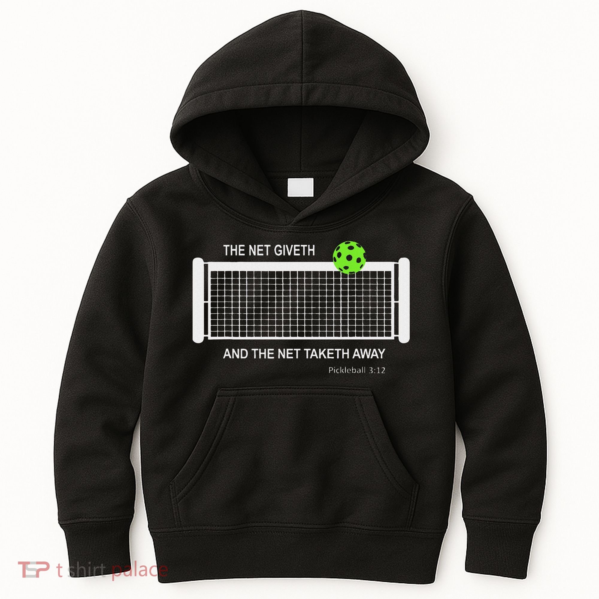 Pickleball The Net Giveth Funny Pickleball Pickleball Lovers Kids Hoodie