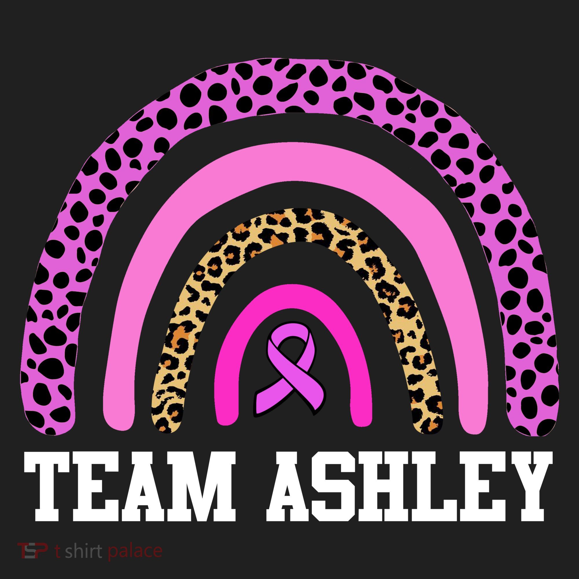 Personalize Team Name Custom Breast Cancer Women's Sweatshirt