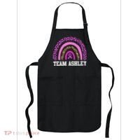 Personalize Team Name Custom Breast Cancer Apron thumb 0