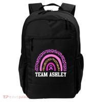 Personalize Team Name Custom Breast Cancer Backpack thumb 0