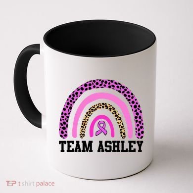 Personalize Team Name Custom Breast Cancer Coffee Mug