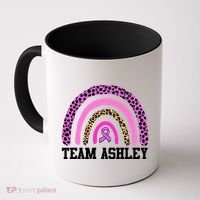 Personalize Team Name Custom Breast Cancer Coffee Mug thumb 0