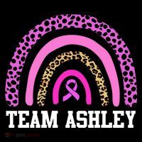 Personalize Team Name Custom Breast Cancer Women's Tank Top thumb 5