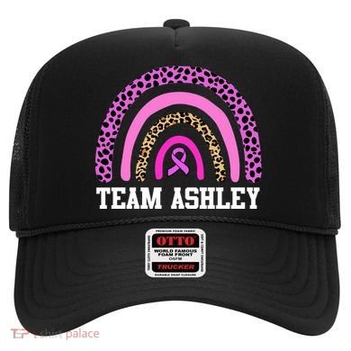 Personalize Team Name Custom Breast Cancer Hat