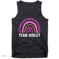 Personalize Team Name Custom Breast Cancer Tank Top thumb 0