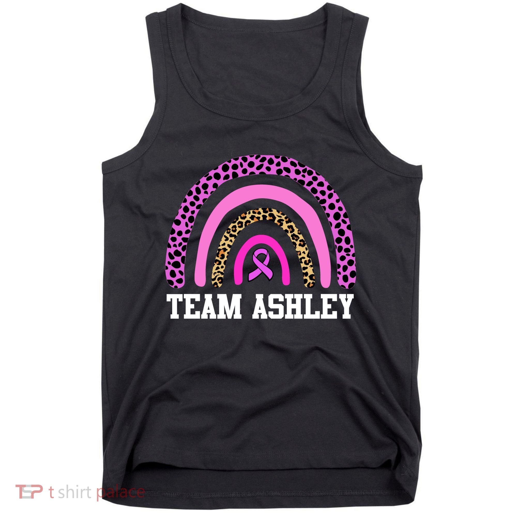 Personalize Team Name Custom Breast Cancer Tank Top