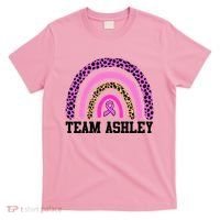 Personalize Team Name Custom Breast Cancer T-Shirt thumb 0