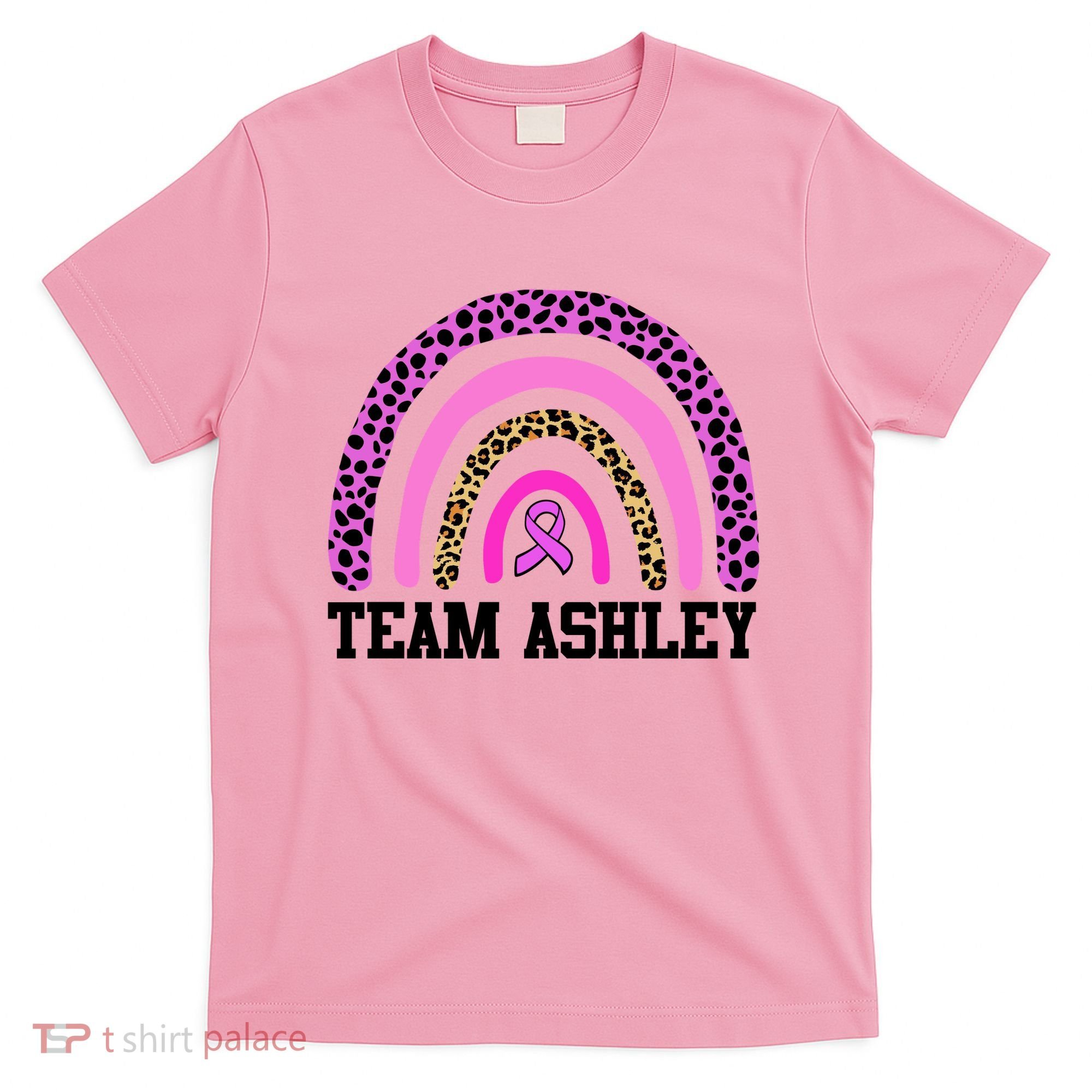 Personalize Team Name Custom Breast Cancer T-Shirt