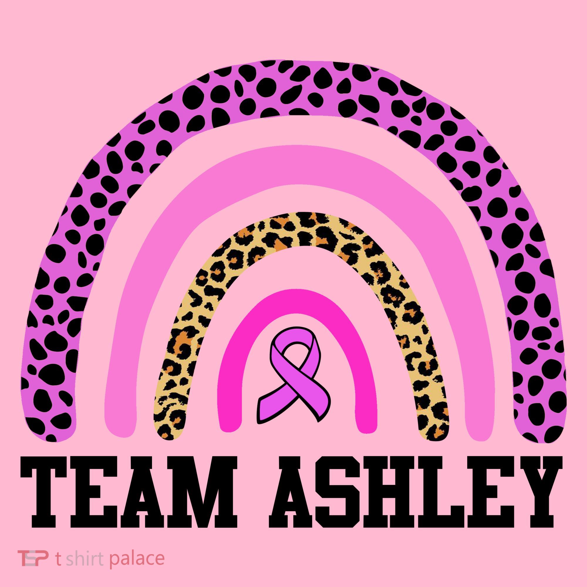 Personalize Team Name Custom Breast Cancer Baby Bodysuit