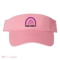 Personalize Team Name Custom Breast Cancer Visor thumb 0