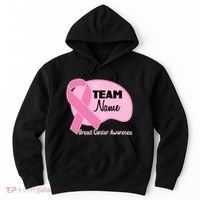 Personalize Team Name Breast Cancer Awareness Custom Hoodie thumb 0