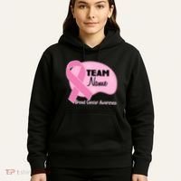 Personalize Team Name Breast Cancer Awareness Custom Hoodie thumb 5