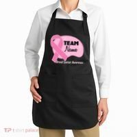 Personalize Team Name Breast Cancer Awareness Custom Apron thumb 2