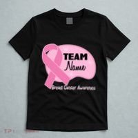 Personalize Team Name Breast Cancer Awareness Custom T-Shirt thumb 5