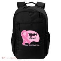 Personalize Team Name Breast Cancer Awareness Custom Backpack thumb 0