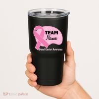 Personalize Team Name Breast Cancer Awareness Custom Tumbler thumb 2