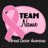Personalize Team Name Breast Cancer Awareness Custom Mousepad thumb 1