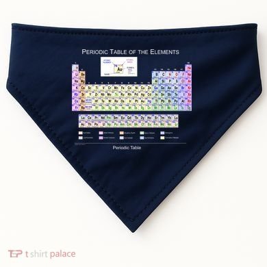 Periodic Table Of The Elements USA-Made Doggie Bandana