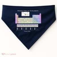 Periodic Table Of The Elements USA-Made Doggie Bandana thumb 0