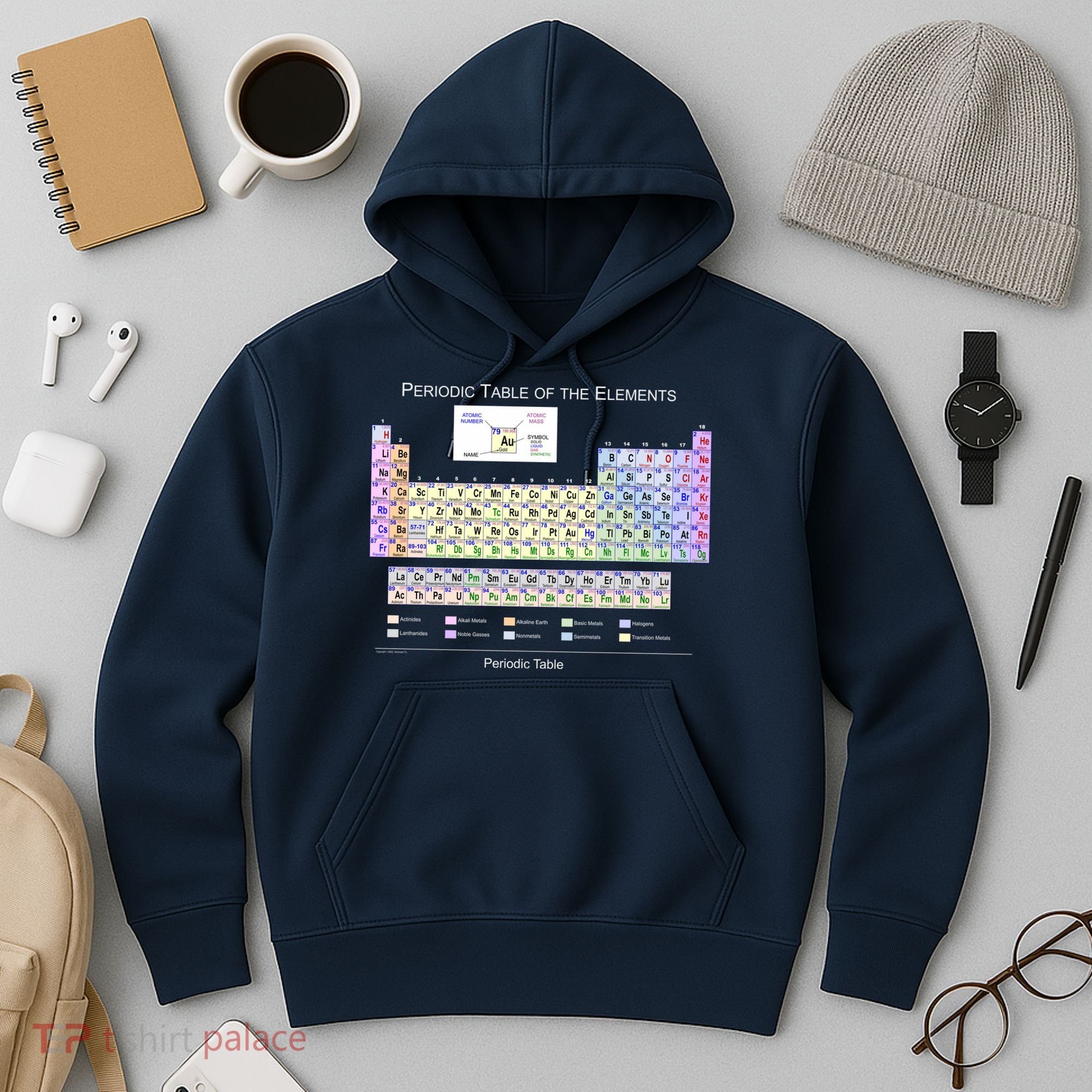 Periodic Table Of The Elements Hoodie
