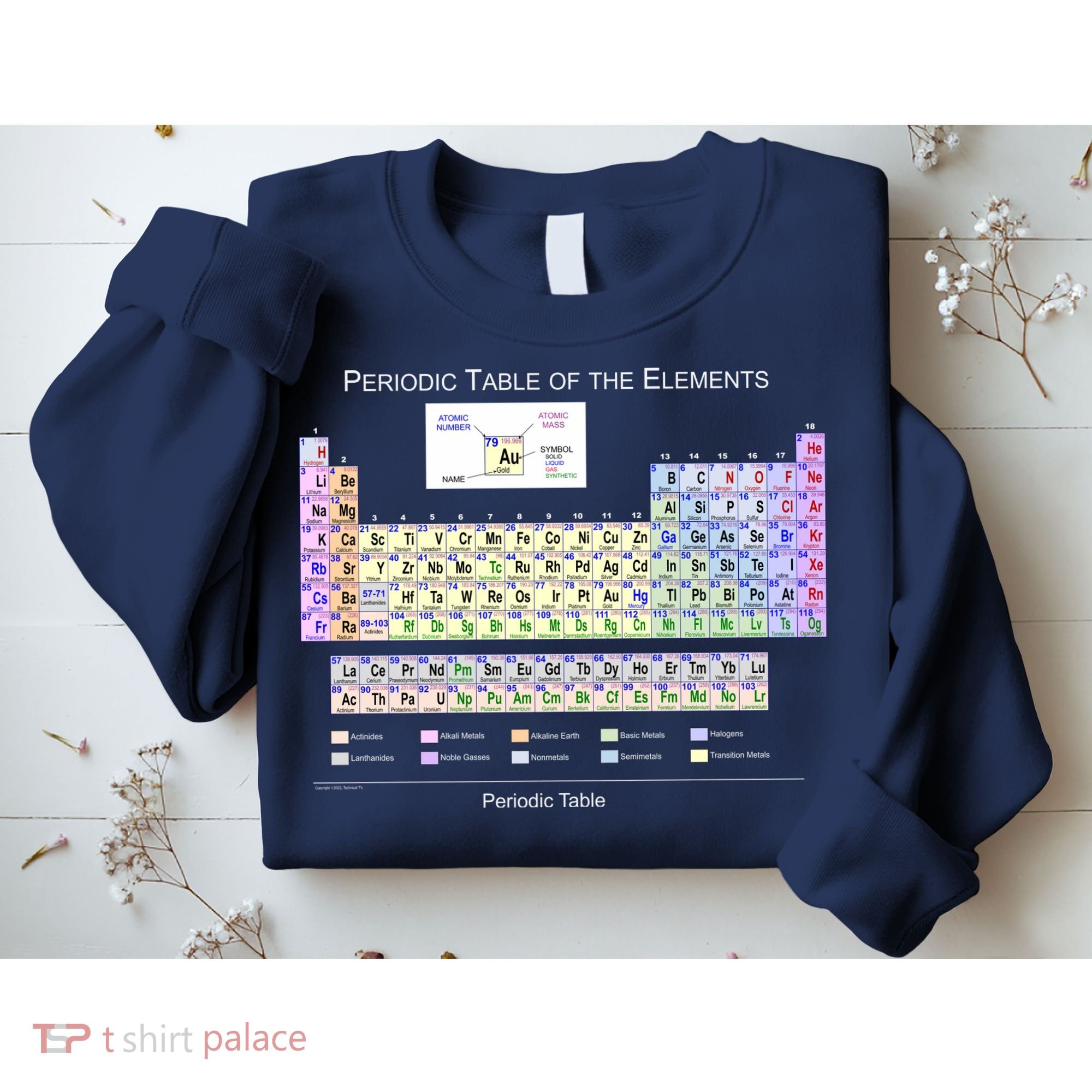 Periodic Table Of The Elements Sweatshirt