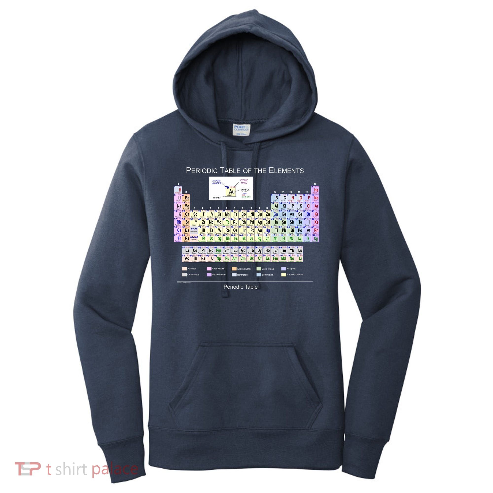 Periodic Table Of The Elements Women's Hoodie