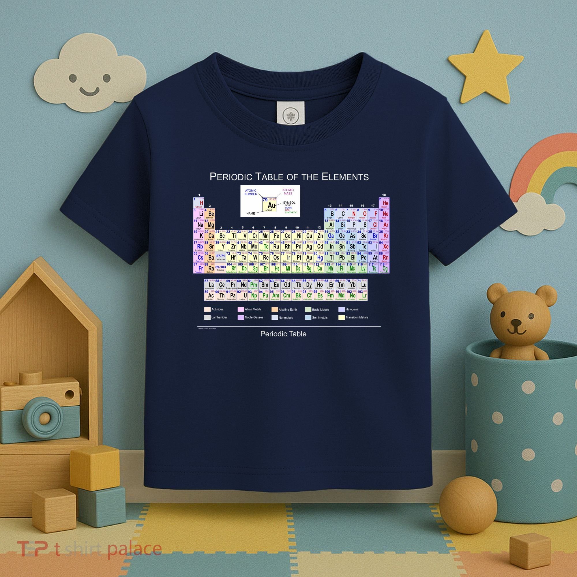 Periodic Table Of The Elements Toddler T-Shirt