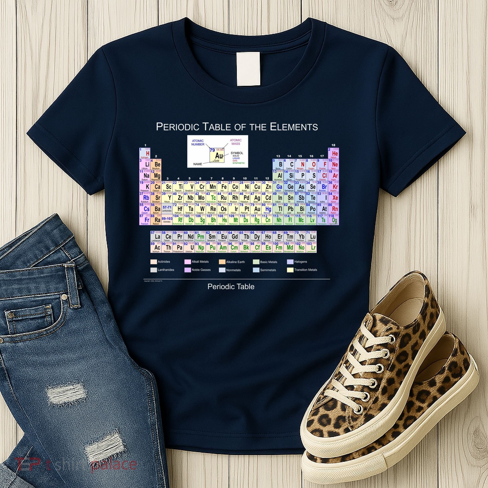 Periodic Table Of The Elements Women's T-Shirt