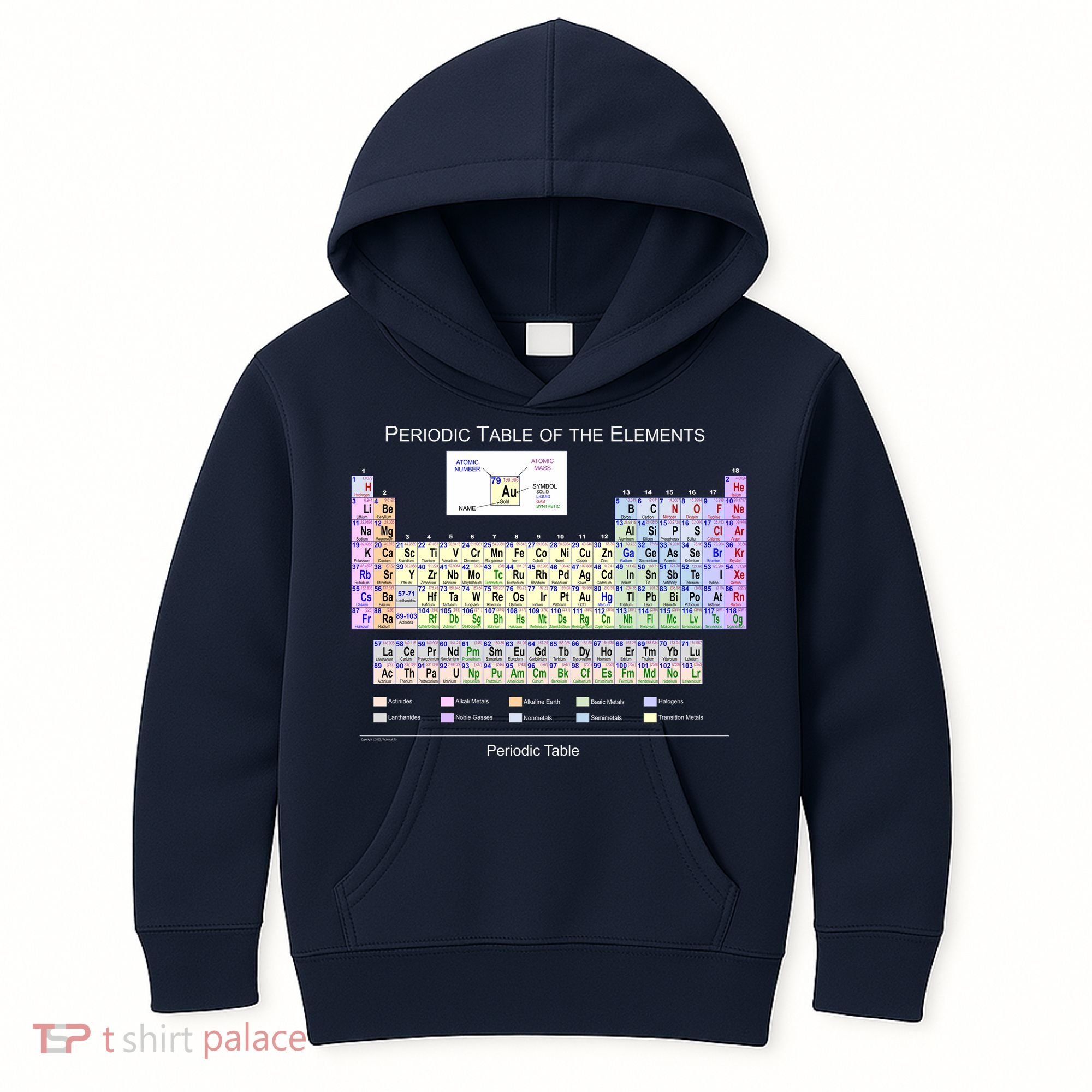 Periodic Table Of The Elements Kids Hoodie