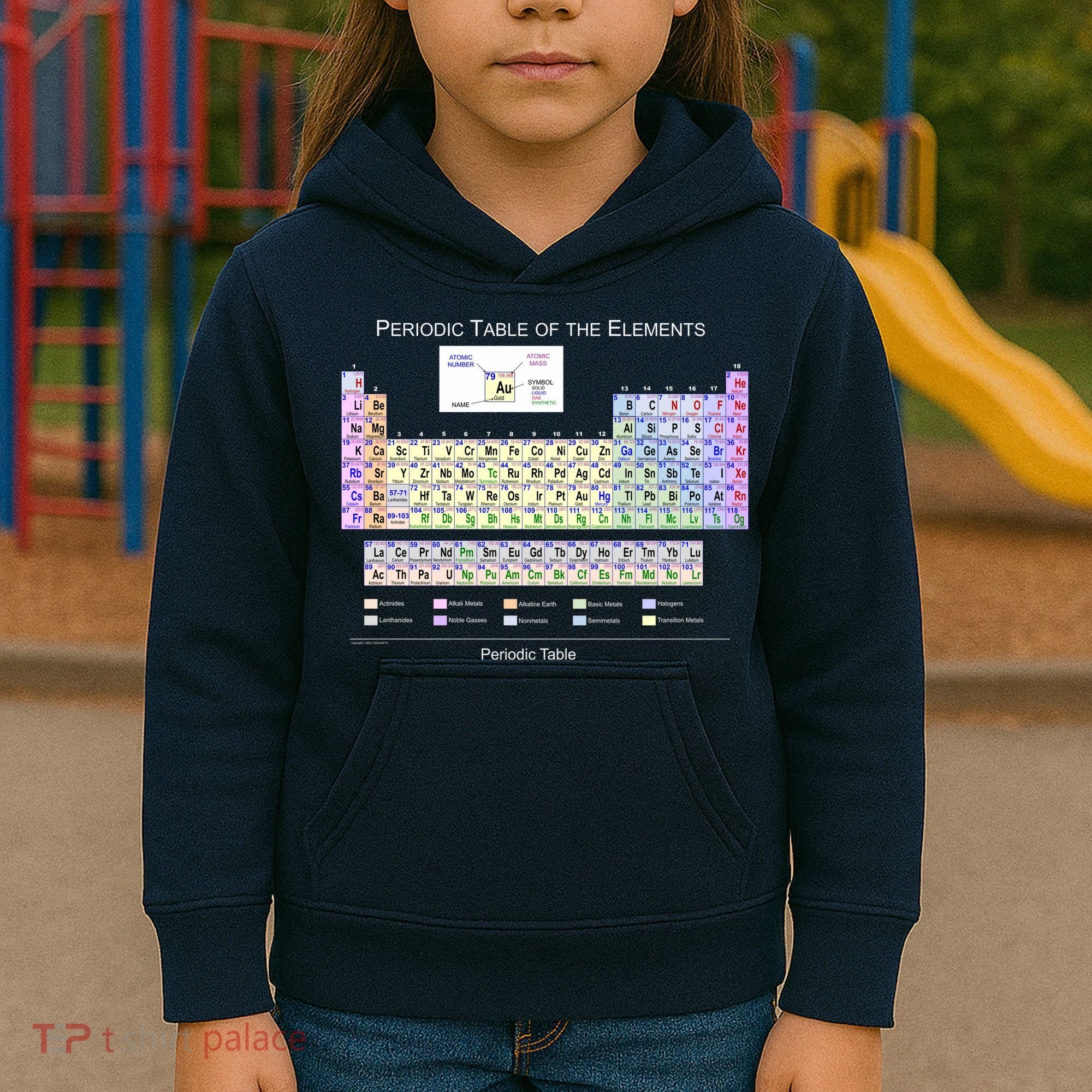 Periodic Table Of The Elements Kids Hoodie