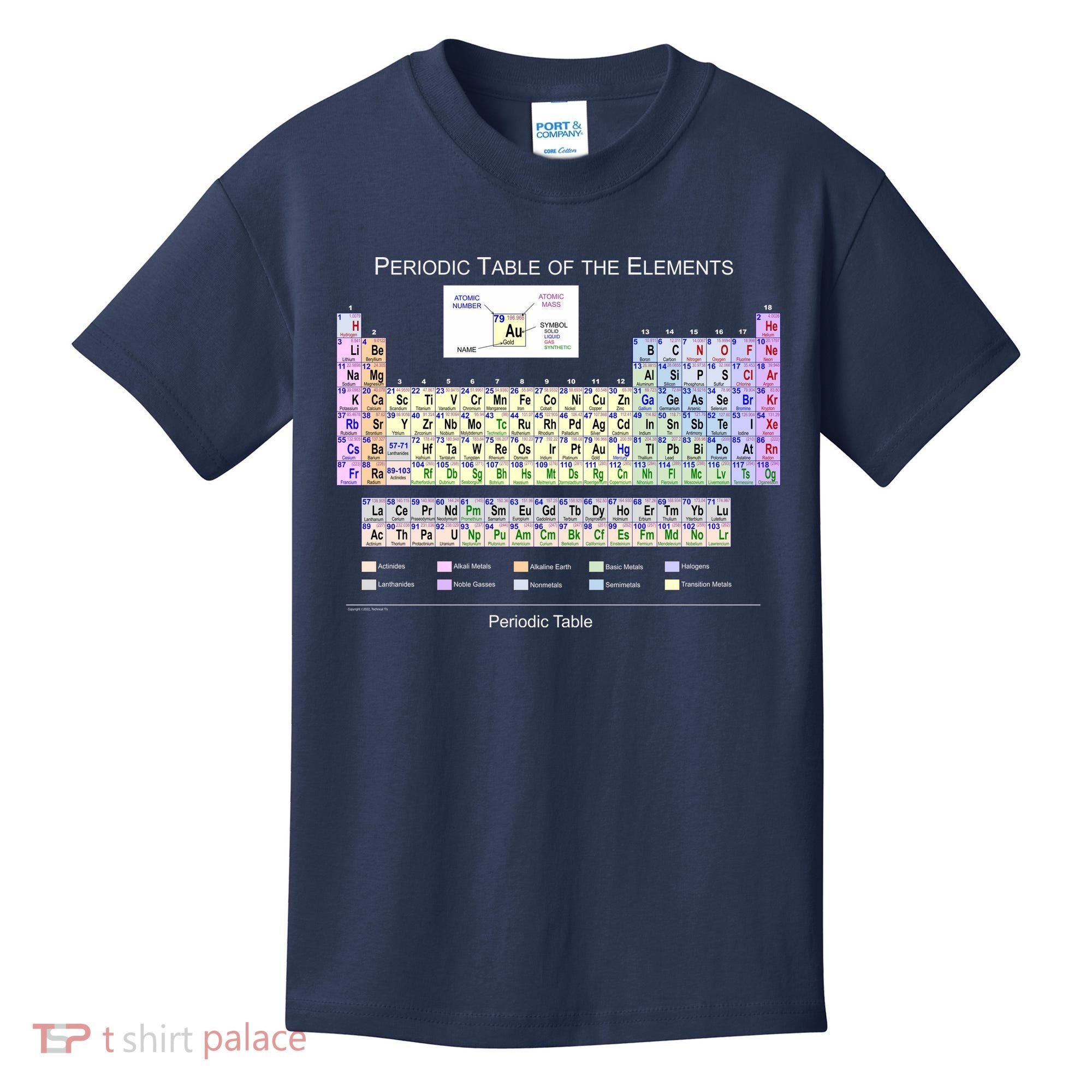 Periodic Table Of The Elements Kids T-Shirt